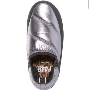 Never Worn- P448 Cute Puff Laby Slip-On Sneaker Silver